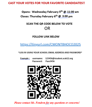 Cast your votes